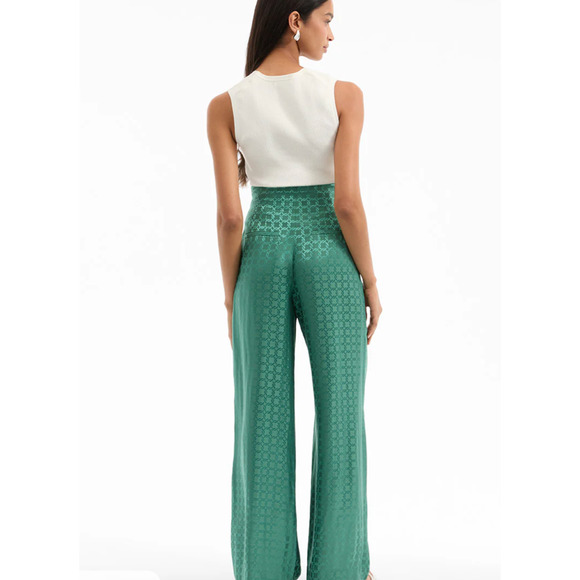 Veronica Beard Colter Geometric Pant US 8 - Picture 3 of 13